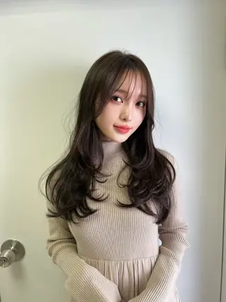 ロング 艶髪/モテヘア🎀 MIHOのヘアスタイル