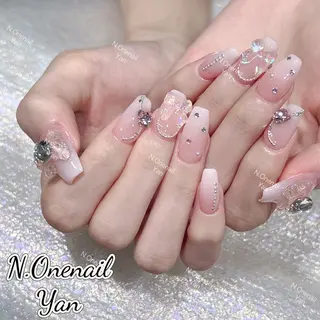 ネイル 長いだし/スカルプ/ パラシェルN.oneのネイルデザイン