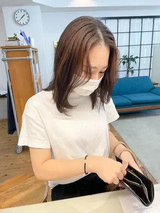 セミロング COMILE 🌼 SUZUKAのヘアスタイル