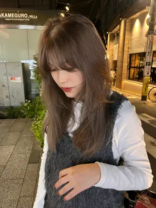 ロング カラー benji 登戸所属・竹内 菜々子のヘアスタイル