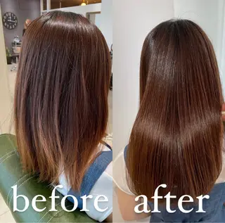 ミディアム カラー eins.hair所属・過去一の柔髪ヘア 🌿einshairのヘアスタイル