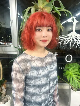ミディアム roots hairdesign所属・髪質改善/透明感 プライベートサロンのヘアスタイル