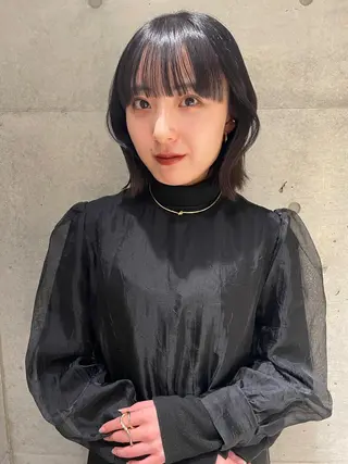 ミディアム まいか🤎髪質改善 ミルクティーボブ🎀のヘアスタイル