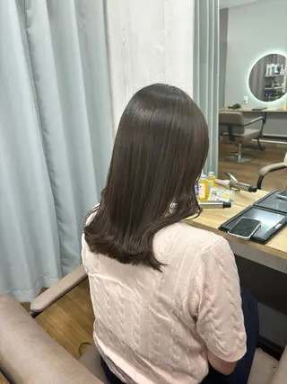 ミディアム 🩵 honoka🩵のヘアスタイル