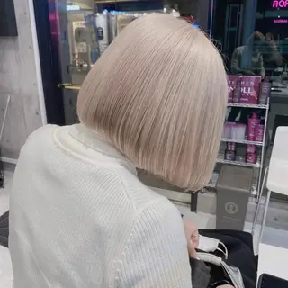 ミディアム ブリーチ特化/レイヤ ーカット🥀マサルのヘアスタイル
