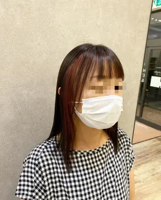 セミロング カラー Becky Lash 小倉店所属・アイブロウWAX 🌷モデル募集中🌷のマツエク・マツパデザイン