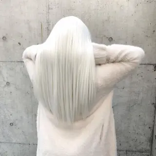 ロング カラー ヘアアレンジ 韓国レイヤーカット/ 儚げカラーチナツのヘアスタイル