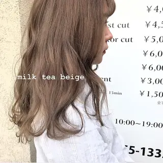 ロング riho/ブリーチ/ デザインカラー/辻堂のヘアスタイル