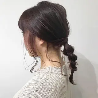 セミロング カラー レイヤー/顔周り /AKARIのヘアスタイル