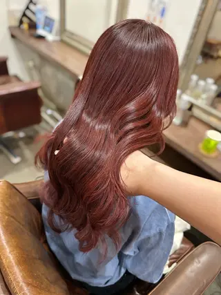 ミディアム カラー ✨艶カラー/韓国ヘア ✨momoriのヘアスタイル