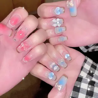 ネイル シェアサロンLei.g(レイジー)所属・3Dアートネイル💗 都築レナのネイルデザイン