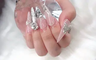 ロング nail untitled🎀のネイルデザイン