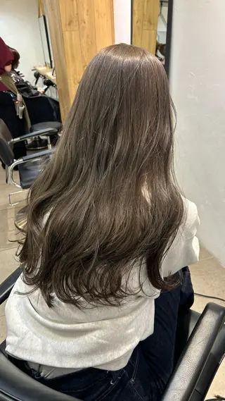ロング カラー じゅわっと暖色カラー 🍊Moemiのヘアスタイル