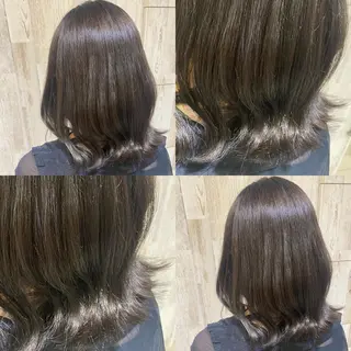 セミロング カラー ヘアアレンジ 🌼NAMI 🌼のヘアスタイル