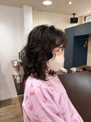 ミディアム パーマ enVOGUE🌀 宮本泰周のヘアスタイル