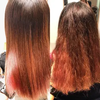 セミロング メンズパーマ・ 美髪縮毛矯正・坂田のヘアスタイル