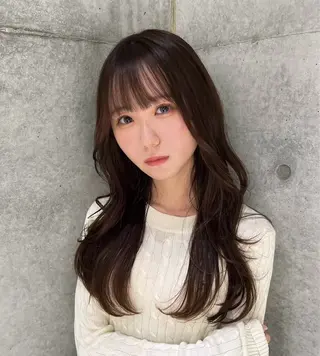 ロング 🎀透明感ブラウ ンshizuka🎀のヘアスタイル