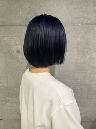 セミロング カラー メンズ THE./ブリーチ 透感カラー/髪質改善のヘアスタイル