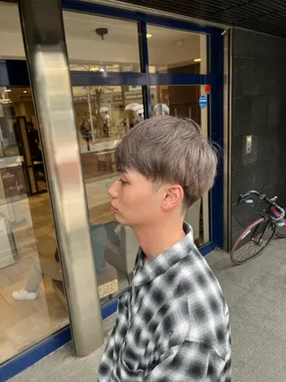 カラー メンズ 大人透明感艶カラー 寺田稜のヘアスタイル