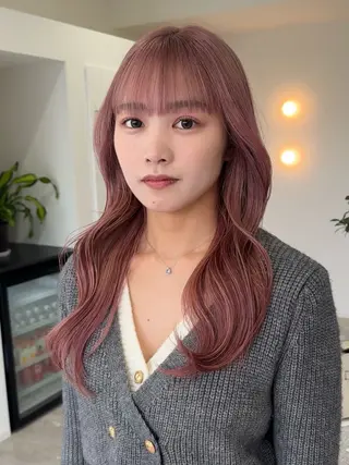 ロング カラー hair&beauty RENO直江店所属・大友 千春のヘアスタイル