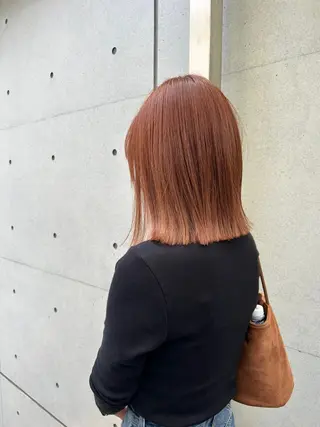 ミディアム 髪質改善/艶カラー/ 渋谷  RISA💛のヘアスタイル