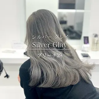 ロング カラー ヘアアレンジ 透明感×韓流ハイ トーン🫧RYUTAのヘアスタイル