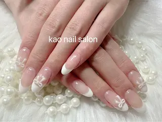 ネイル kao nail マグネット/長さだしのネイルデザイン