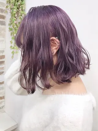 カラー マイカ 🤍のヘアスタイル