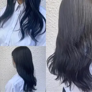 ロング カラー ブリーチなしWカラー 🎀韓国ヘア/amiのヘアスタイル