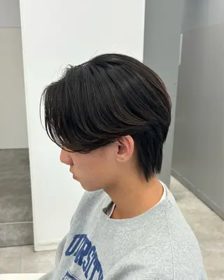 パーマ メンズ 森龍馬 メンズ専門美容師のヘアスタイル