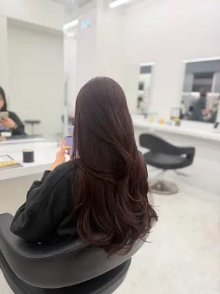 ロング カラー 🤍レイヤー/顔周り /hirari🤍のヘアスタイル