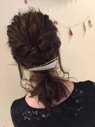 ミディアム ヘアアレンジ ◇おの あすか◇のヘアスタイル