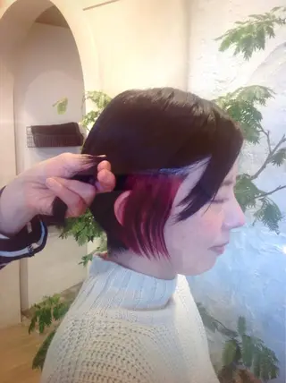 カラー salon de yu所属・サロンドユウ こはるのヘアスタイル