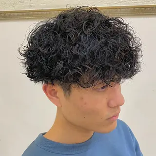 パーマ メンズ 年間2000名担当◎ パーマ職人/仲原佑樹のヘアスタイル