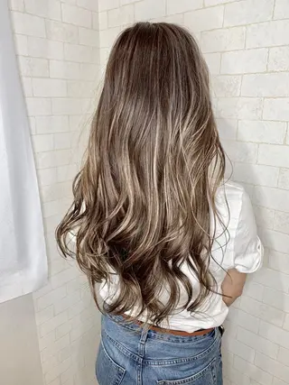 ロング カラー 神野 雅樹のヘアスタイル