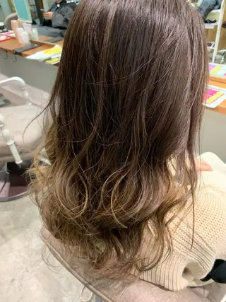 ロング カラー ヘアアレンジ 指名支持率NO.1 スタイリストのヘアスタイル