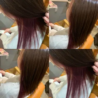 セミロング カラー 🦋韓国ヘア 坂本 菜摘🦋のヘアスタイル