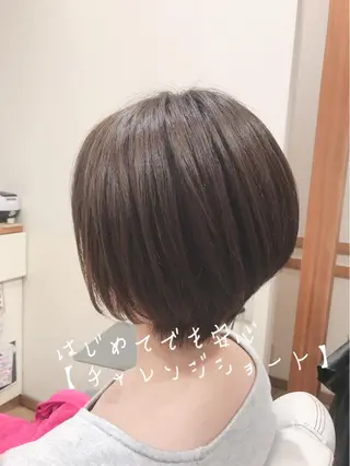 ショート カラー アザマ　ヤスカツ _rosso 川口のヘアスタイル
