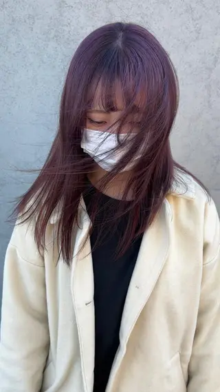 カラー やまもと ほなみのヘアスタイル