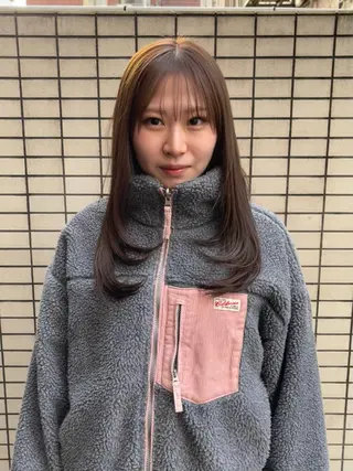 セミロング 園田 渉 ◤SHIKIO◢のヘアスタイル