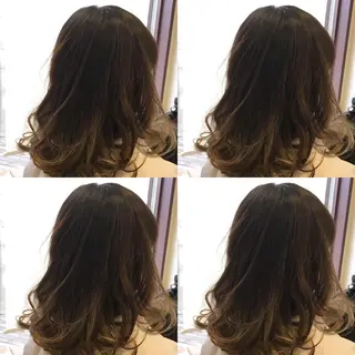 ミディアム カラー ZIPセカンド所属・北原 練のヘアスタイル