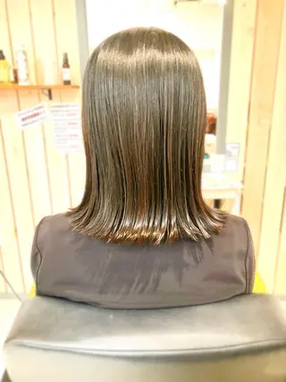 ミディアム RISEHAIRBRAND豊中所属・⭐️こもだ⭐️ ⭐RISEHAIR⭐のヘアスタイル