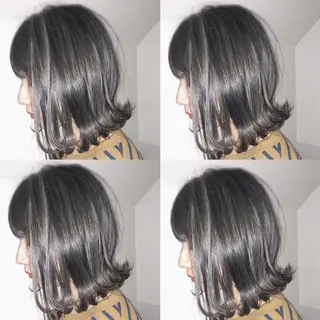 ミディアム カラー ヘアアレンジ 🦋韓国ヘア 坂本 菜摘🦋のヘアスタイル