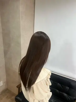 ロング リエンスクレア川田 髪質改善/ブリーチのヘアスタイル