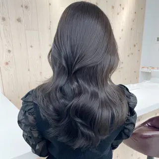 ロング カラー 新宿/韓国ヘア/ 髪質改善ストレートのヘアスタイル