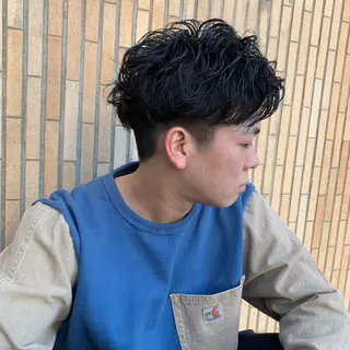 ショート パーマ 💎髪質改善/縮毛 💎メンズカット石尾のヘアスタイル
