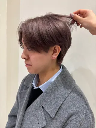 ショート 💞暖色艶カラー/ ホウツキカナ🍒のヘアスタイル