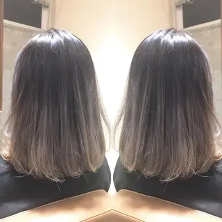 ミディアム カラー パーマ ヘアアレンジ メンズ キッズ ネイル マツエク・マツパ サロンドミルク 原宿のヘアスタイル