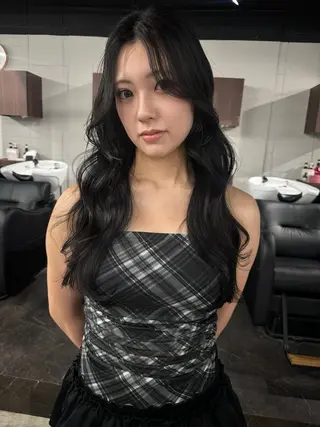 セミロング Pia/KIRIA /福岡美容室のヘアスタイル