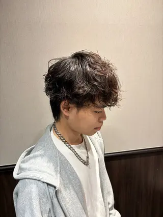 ミディアム LAVIE NEW STANDARD BARBER 秋葉原店所属・かみがひら なぎさのヘアスタイル